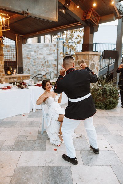 Utah couple dancing to DJ Jerry